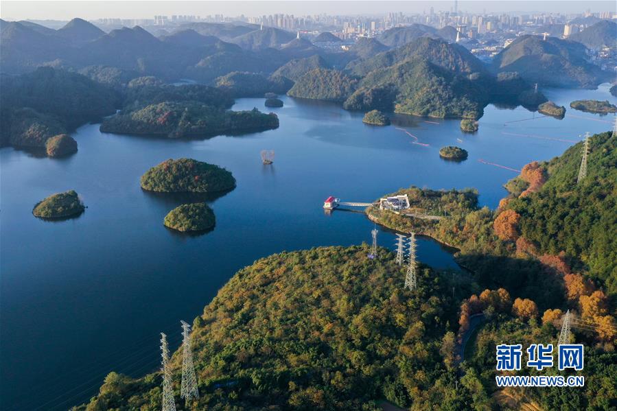(美丽中国)(8)初冬阿哈湖景如画