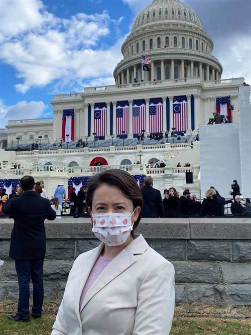 台所谓“驻美代表”萧美琴。(图片取自台媒)