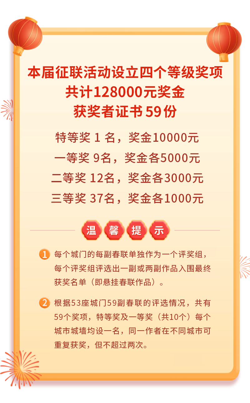 2026年中国城墙全球征春联.7图片